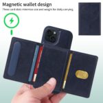 For iPhone 15 BETOPNICE Horizontal Flip Detachable MagSafe Wallet Phone Case(Blue) - Image 4