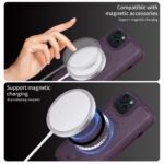 For iPhone 15 BETOPNICE Horizontal Flip Detachable MagSafe Wallet Phone Case(Purple) - Image 6