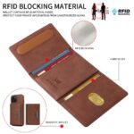 For iPhone 15 BETOPNICE Horizontal Flip Detachable MagSafe Wallet Phone Case(Brown) - Image 2