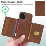 For iPhone 15 BETOPNICE Horizontal Flip Detachable MagSafe Wallet Phone Case(Brown) - Image 4