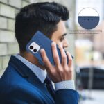 For iPhone 12 / 12 Pro Geometric Pattern RFID Leather Phone Case(Blue) - Image 6