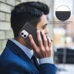 For iPhone 12 / 12 Pro Geometric Pattern RFID Leather Phone Case(Black) - Image 6
