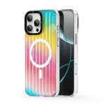 For iPhone 16 Pro Max DUX DUCIS ZEST Series Colorful Gradient MagSafe Magnetic Phone Case(Gradient Rainbow)