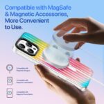 For iPhone 16 Pro Max DUX DUCIS ZEST Series Colorful Gradient MagSafe Magnetic Phone Case(Gradient Rainbow) - Image 3