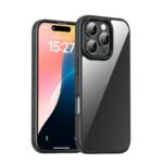 For iPhone 16 Pro Max iPAKY Bright Color Series Shockproof PC+TPU Phone Case(Black)