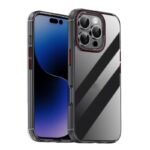 For iPhone 16 Pro Max iPAKY MG Series Transparent PC+TPU Phone Case(Transparent Black)