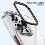 For iPhone 16 Pro Max iPAKY MG Series Transparent PC+TPU Phone Case(Transparent Black) - Image 6
