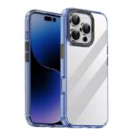 For iPhone 16 Pro Max iPAKY MG Series Transparent PC+TPU Phone Case(Transparent Blue)