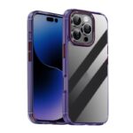 For iPhone 16 Pro Max iPAKY MG Series Transparent PC+TPU Phone Case(Transparent Purple)