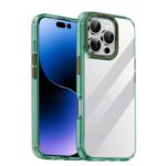 For iPhone 16 Pro Max iPAKY MG Series Transparent PC+TPU Phone Case(Transparent Green)