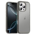 For iPhone 16 Pro Max iPAKY Phantom Series Shockproof PC+TPU Phone Case(Matte Black)