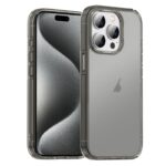 For iPhone 15 Pro iPAKY Phantom Series Shockproof PC+TPU Phone Case(Matte Black)