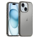 For iPhone 15 iPAKY Phantom Series Shockproof PC+TPU Phone Case(Matte Black)