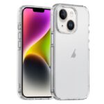 For iPhone 14 Plus iPAKY Phantom Series Shockproof PC+TPU Phone Case(Matte White)