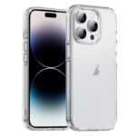 For iPhone 14 Pro iPAKY Phantom Series Shockproof PC+TPU Phone Case(Matte White)