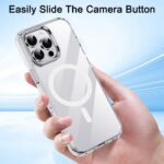 For iPhone 16 Pro Max iPAKY Mingxing Series MagSafe Magnetic Shockproof PC+TPU Phone Case(Transparent + Black) - Image 8