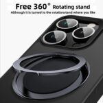 For iPhone 13 Pro Kalebol Rotating Holder MagSafe PC Hybrid TPU Phone Case(Blue) - Image 6