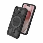 For iPhone 15 BIBERCAS Real Color Series MagSafe Shockproof Phone Case(Blue) - Image 6