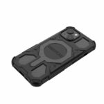 For iPhone 15 BIBERCAS Real Color Series MagSafe Shockproof Phone Case(Black) - Image 3