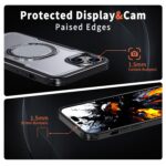 For iPhone 14 Plus kalebol Metal 360 Degree Rotation Holder MagSafe Phone Case(Grey) - Image 4