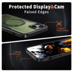 For iPhone 14 Plus kalebol Metal 360 Degree Rotation Holder MagSafe Phone Case(Green) - Image 4