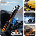 For iPhone 14 Pro Max kalebol Metal 360 Degree Rotation Holder MagSafe Phone Case(Black) - Image 2