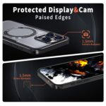 For iPhone 14 Pro Max kalebol Metal 360 Degree Rotation Holder MagSafe Phone Case(Grey) - Image 4