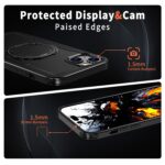 For iPhone 13 kalebol Metal 360 Degree Rotation Holder MagSafe Phone Case(Black) - Image 4