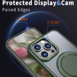 For iPhone 13 Pro Max Kalebol 360-degree Rotating MagSafe Magnetic Holder Phone Case(Green) - Image 5