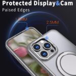 For iPhone 13 Pro Max Kalebol 360-degree Rotating MagSafe Magnetic Holder Phone Case(Titanium Grey) - Image 5