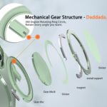 For iPhone 13 Pro Max Kalebol 360-degree Rotating MagSafe Magnetic Holder Phone Case(Avocado Green) - Image 6