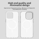 For iPhone 15 Pro Max Candy Fine Circle Magsafe PC Hybrid TPU Phone Case(White) - Image 4