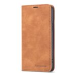 For iPhone 12 mini Forwenw Dream Series Magnetic Oil Edge Horizontal Flip Leather Case with Holder & Card Slot & Photo Frame & Wallet (Brown) - Image 2