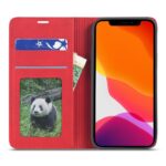 For iPhone 12 mini Forwenw Dream Series Magnetic Oil Edge Horizontal Flip Leather Case with Holder & Card Slot & Photo Frame & Wallet (Red) - Image 4
