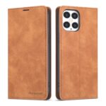 For iPhone 12 mini Forwenw Dream Series Magnetic Oil Edge Horizontal Flip Leather Case with Holder & Card Slot & Photo Frame & Wallet For iPhone 12 Pro Max(Brown)