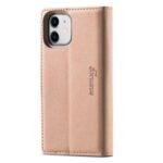For iPhone 12 mini Forwenw F1 Series Matte Strong Magnetism Horizontal Flip Leather Case with Holder & Card Slots & Wallet & Photo Frame(Rose Gold) - Image 2