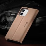 For iPhone 12 mini Forwenw F1 Series Matte Strong Magnetism Horizontal Flip Leather Case with Holder & Card Slots & Wallet & Photo Frame(Rose Gold) - Image 8