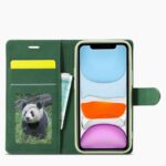 For iPhone 12 mini Forwenw F1 Series Matte Strong Magnetism Horizontal Flip Leather Case with Holder & Card Slots & Wallet & Photo Frame(Green) - Image 6
