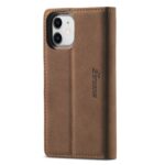 For iPhone 12 mini Forwenw F1 Series Matte Strong Magnetism Horizontal Flip Leather Case with Holder & Card Slots & Wallet & Photo Frame(Brown) - Image 2