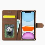 For iPhone 12 mini Forwenw F1 Series Matte Strong Magnetism Horizontal Flip Leather Case with Holder & Card Slots & Wallet & Photo Frame(Brown) - Image 6
