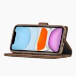 For iPhone 12 mini Forwenw F1 Series Matte Strong Magnetism Horizontal Flip Leather Case with Holder & Card Slots & Wallet & Photo Frame(Brown) - Image 7