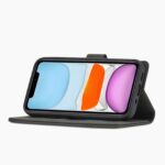 For iPhone 12 mini Forwenw F1 Series Matte Strong Magnetism Horizontal Flip Leather Case with Holder & Card Slots & Wallet & Photo Frame(Black) - Image 7