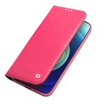For iPhone 12 mini QIALINO Horizontal Flip Leather Case with Holder & Card Slots & Wallet (Rose Red) - Image 2