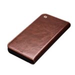 For iPhone 12 mini QIALINO Horizontal Flip Leather Case with Holder & Card Slots & Wallet (Brown) - Image 2