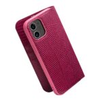 For iPhone 12 mini QIALINO Crocodile Texture Horizontal Flip Leather Case with Card Slots & Wallet (Rose Red) - Image 3