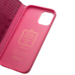 For iPhone 12 mini QIALINO Crocodile Texture Horizontal Flip Leather Case with Card Slots & Wallet (Rose Red) - Image 5