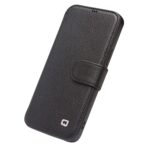 For iPhone 12 mini QIALINO Business Magnetic Horizontal Flip Leather Case with Card Slots & Wallet (Black) - Image 2