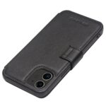 For iPhone 12 mini QIALINO Business Magnetic Horizontal Flip Leather Case with Card Slots & Wallet (Black) - Image 4