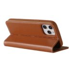 For iPhone 12 mini GEBEI PU+TPU Horizontal Flip Protective Case with Holder & Card Slots (Brown) - Image 5