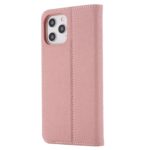 For iPhone 12 Pro Max GEBEI PU+TPU Horizontal Flip Protective Case with Holder & Card Slots(Rose Gold) - Image 3